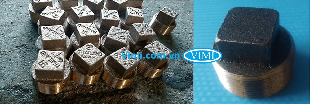 Kho nút bịt thép ren ngoài tráng kẽm sẵn hàng tại vimi