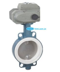 Van bướm teflon điều khiển điện 7