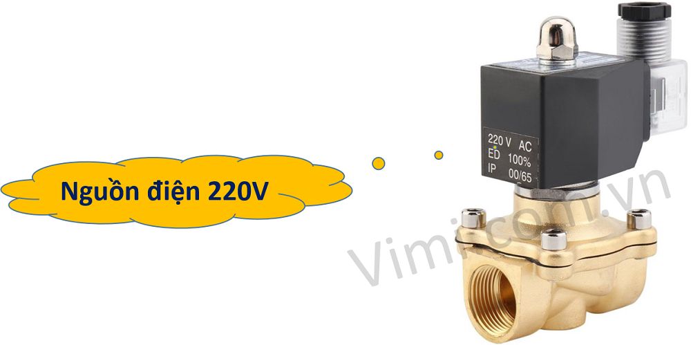 điện áp vận hành van điện từ 220v là gì