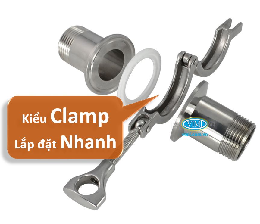 Kiểu kết nối Clamp là nhanh chóng tiện lợi bậc nhất