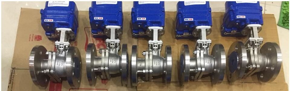 van bi điều khiển điện inox