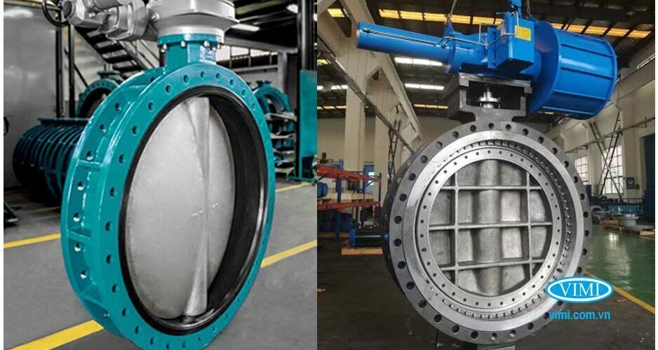 Van bướm điện mặt bích