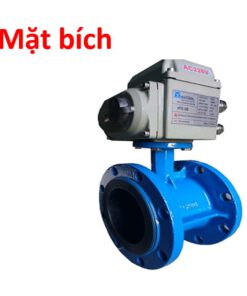 Van bướm điện mặt bích