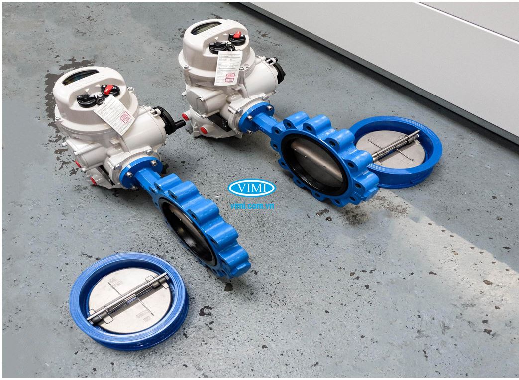 kho van bướm tai bích điều khiển điện