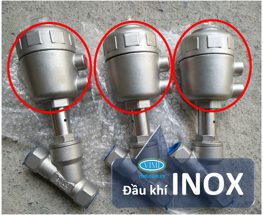 Van Y xiên khí nén đầu inox là gì ?