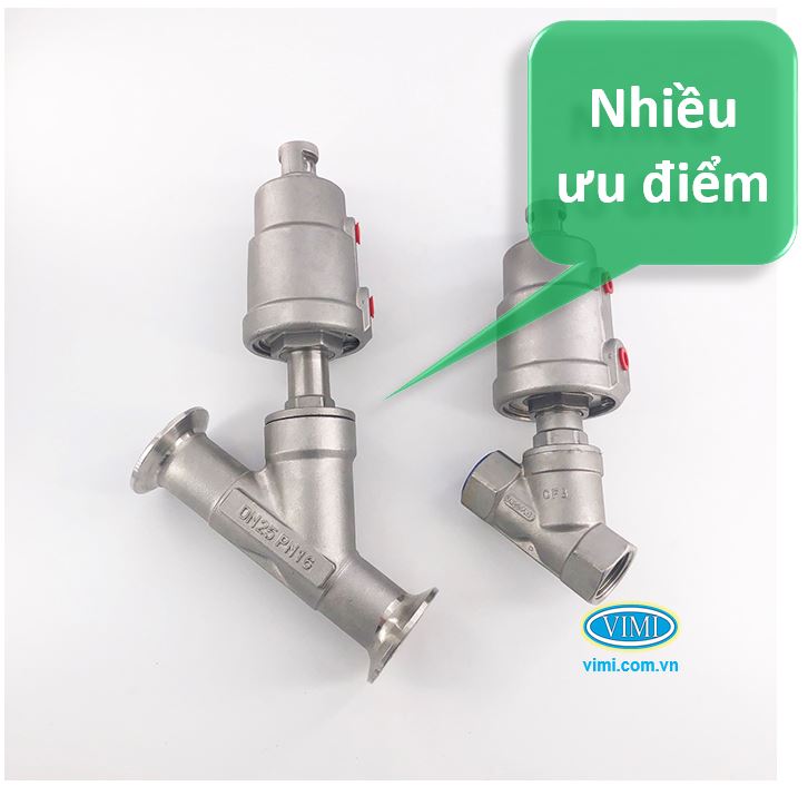 Ưu điểm của van Y xiên điều khiển khí nén 2 đầu clamp