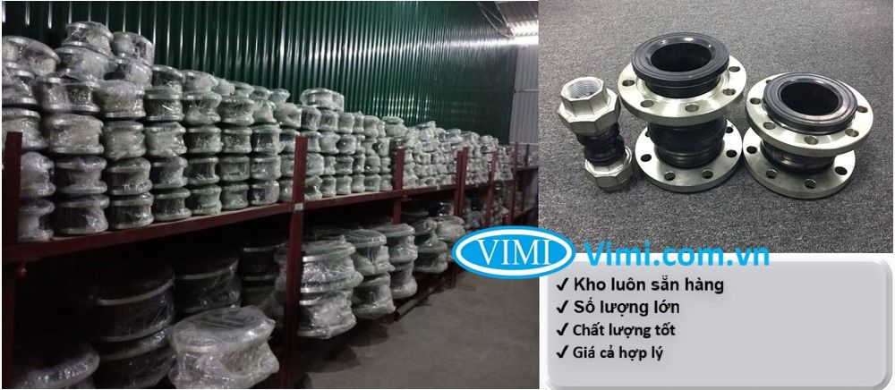 Khớp nối mềm cao su nối ren 03