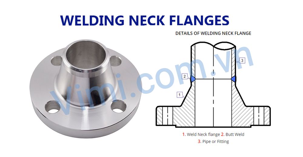 Mặt bích hàn cổ - Welding Neck Flange (WN)