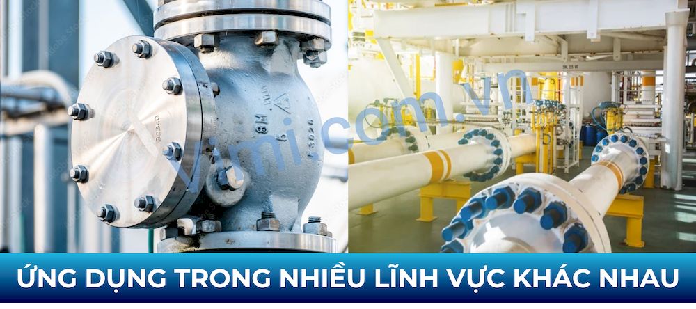 Mặt Bích Mù Inox BS PN16 Ứng dụng của bích mù trong thực tế