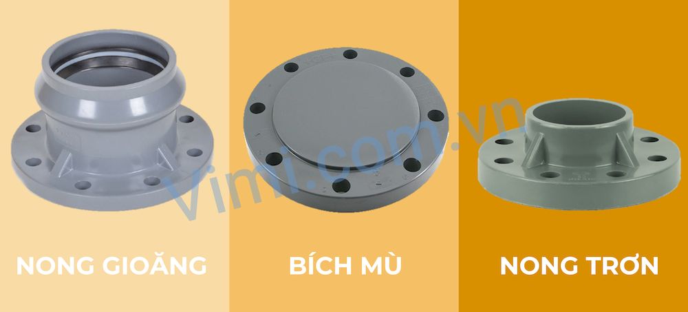 Mặt Bích Nhựa JIS Các dạng mặt bích nhựa tiêu chuẩn JIS