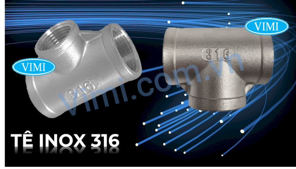 Tê inox 316