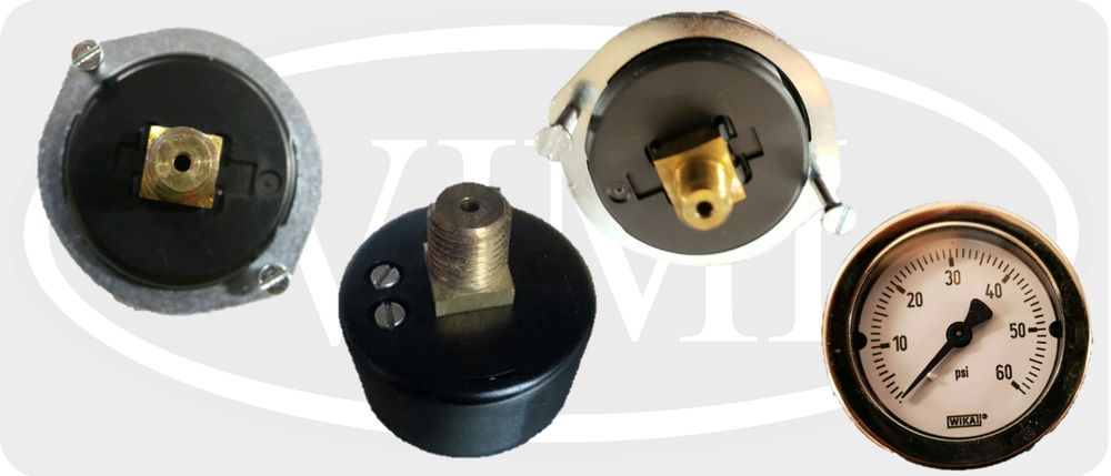 Wika 111.16 Đồng hồ áp suất Wika 111.16 - vỏ nhôm chân đồng