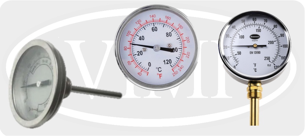 các loại đồng hồ nhiệt độ - kiểu chân