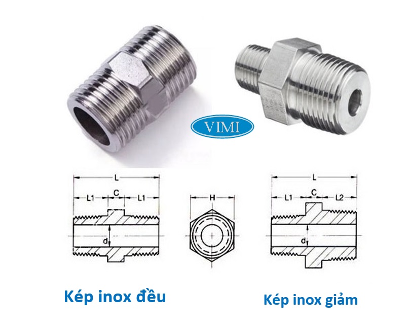 Kép inox 21 Cấu tạo kép inox 21