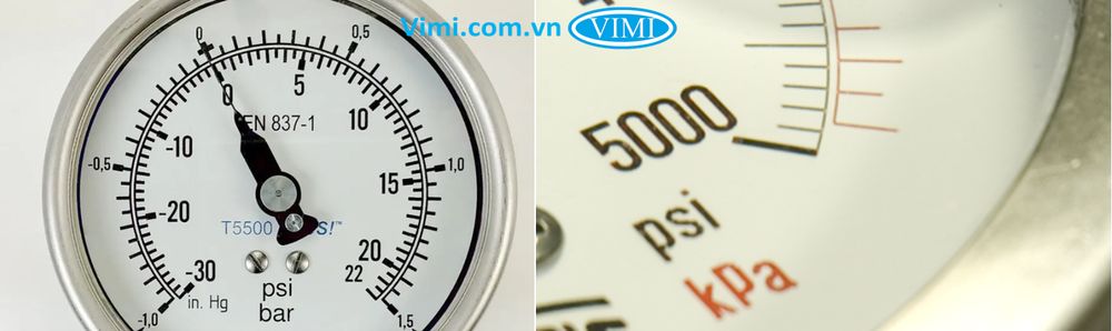 đơn vị đo Đồng hồ áp suất âm là gì