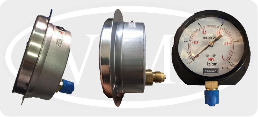 Đồng hồ áp suất vành Yamaki Đồng hồ áp suất vành Yamaki - chân đứng, chân sau