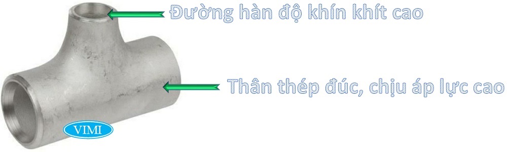 Tê thép đúc giảm hàn tê giảm thép đúc