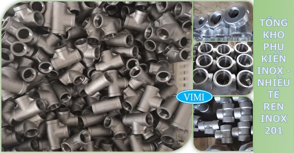 Kho tê inox 304 số lượng lớn