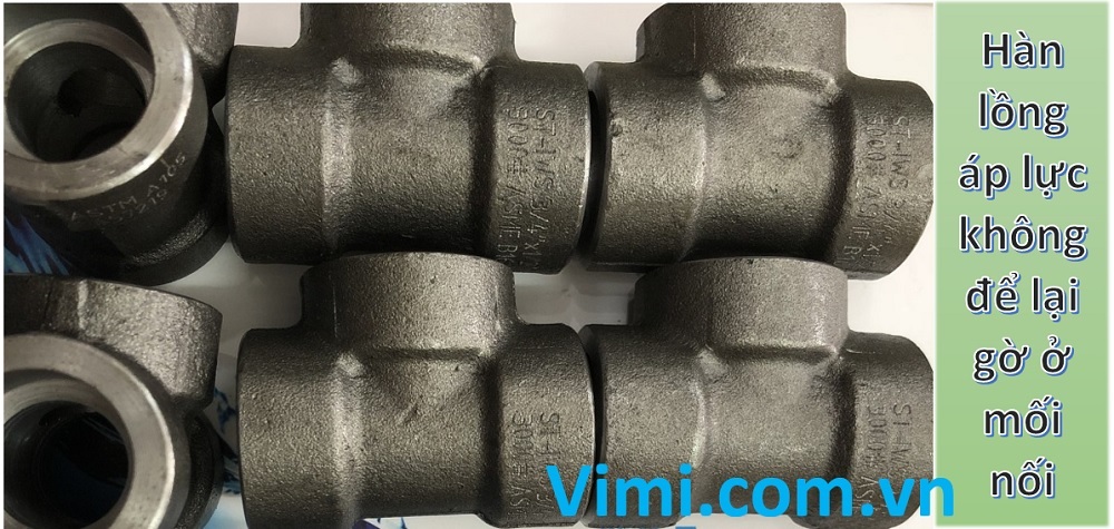 Tê thép đúc hàn đều Tê thép đúc hàn đều - Hàn áp lực