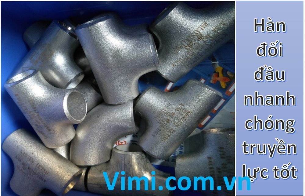 Tê thép đúc hàn đều Tê thép đúc hàn đều - hàn đối đầu