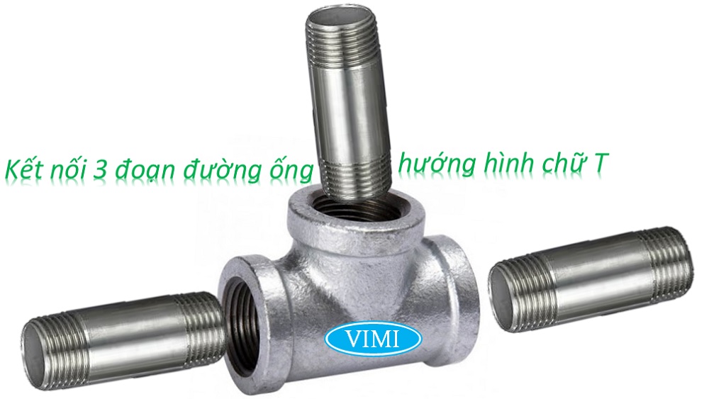 Tê thép ren mạ kẽm Tê thép ren mạ kẽm nhiều ưu điểm nổi bật