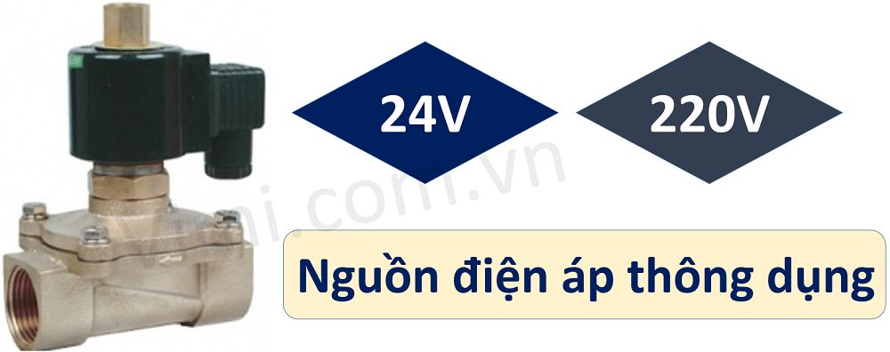 nguồn điện sử dụng cho van điện từ thường mở