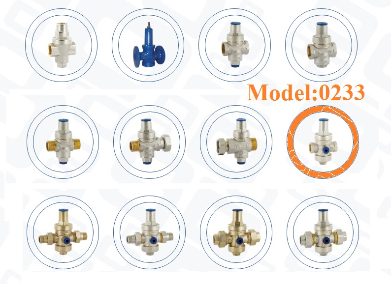 Van giảm áp OR tại Việt Nam có model: 0233 