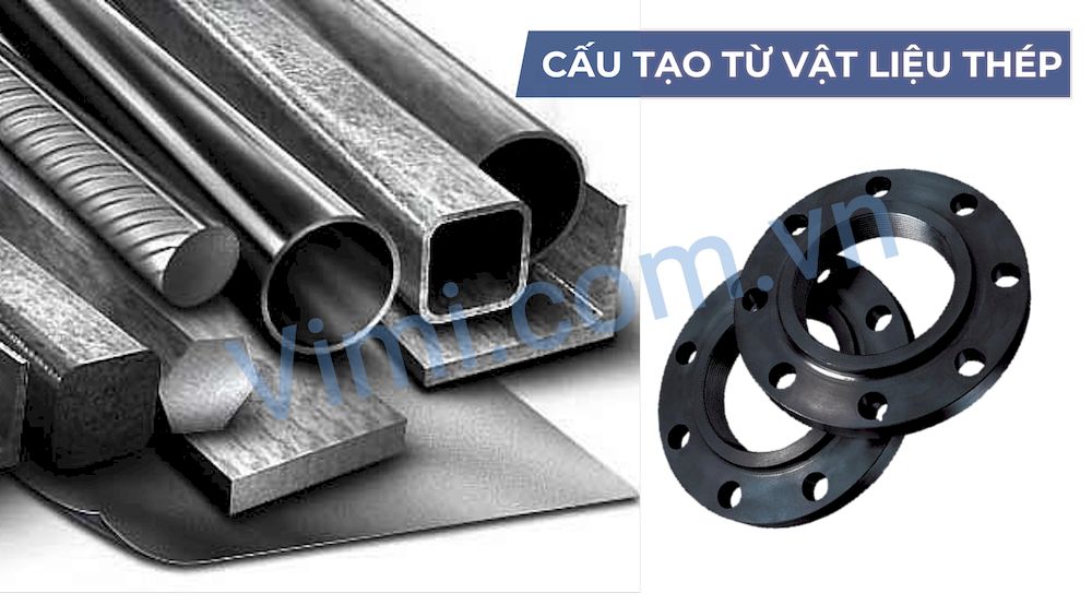 Mặt Bích Thép Rỗng JIS 10K Vật liệu thép nhiều ưu điểm