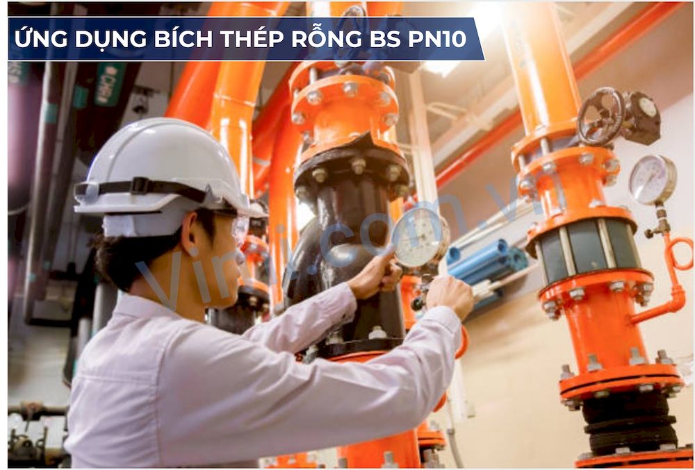 Ứng dụng của bích thép rỗng BS PN10