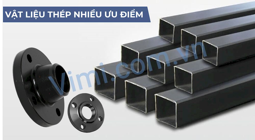 Mặt Bích Thép Rỗng BS PN16 Vật liệu chế tạo bích thép rỗng BS PN16