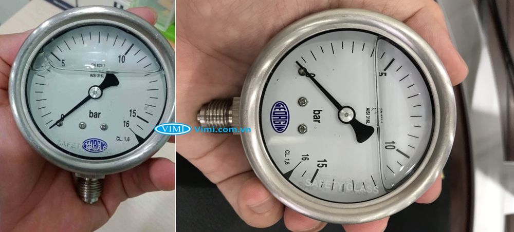 Đồng hồ áp suất Georgin 0~16bar Đồng hồ áp suất Georgin 0~16bar 3