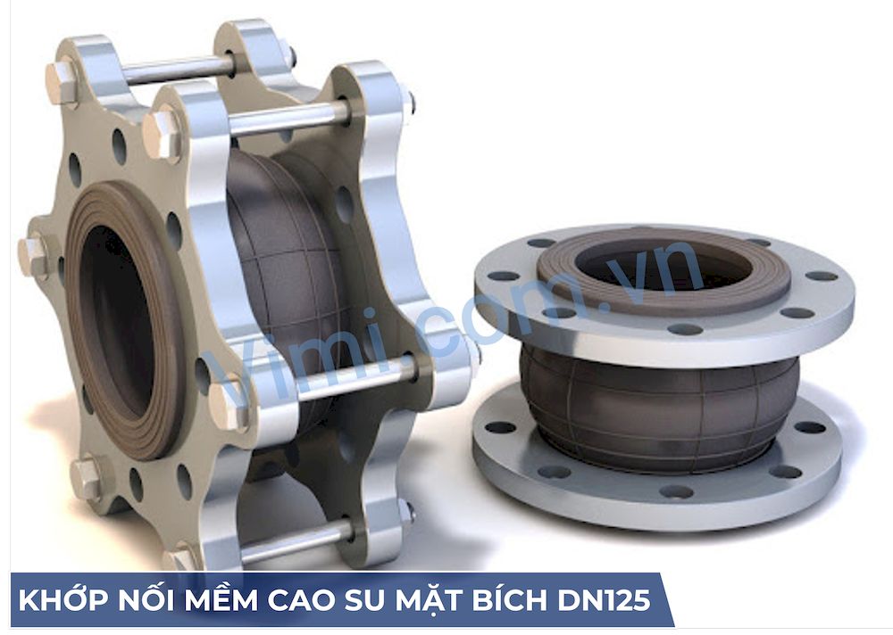 Khớp nối mềm cao su mặt bích DN125