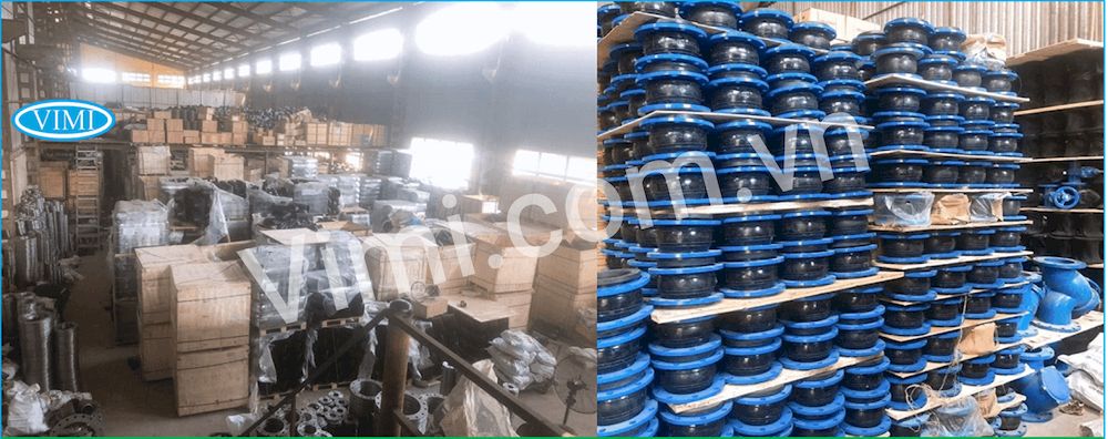 Kho nối mềm cao su mặt bích