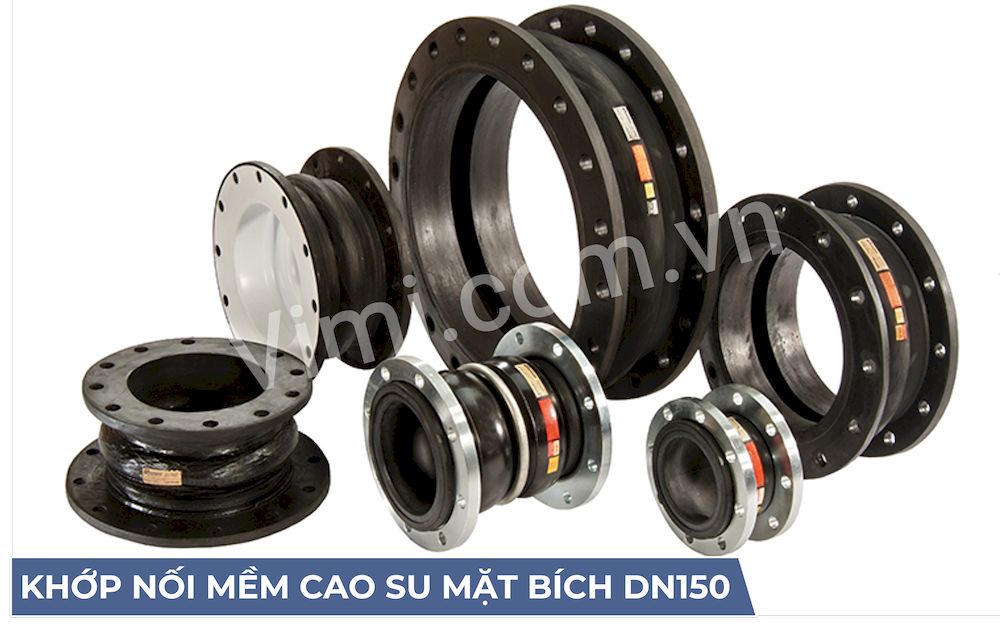 Khớp nối mềm cao su mặt bích DN150