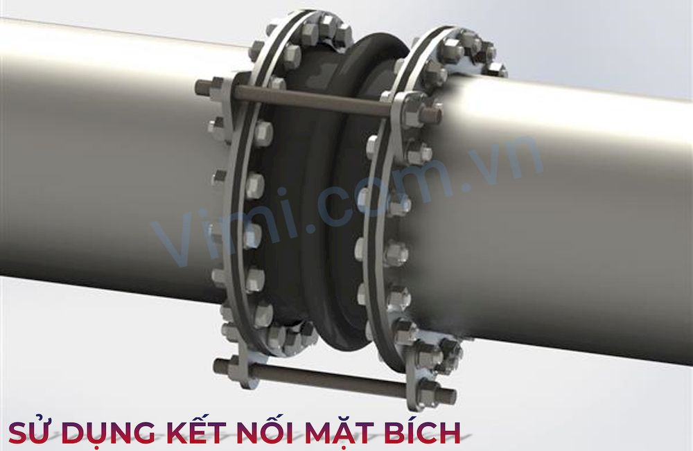 Khớp nối mềm cao su mặt bích ANSI Sử dụng kết nối mặt bích