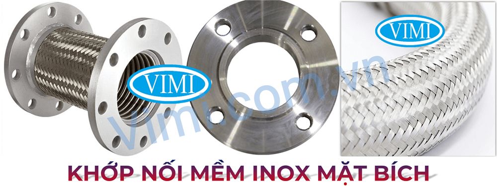 Khớp nối mềm inox mặt bích