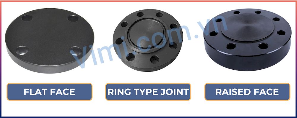 Mặt Bích Thép Đặc BS PN10 Các dạng cấu tạo