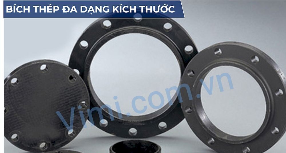 đa dạng kích cỡ mặt bích thép
