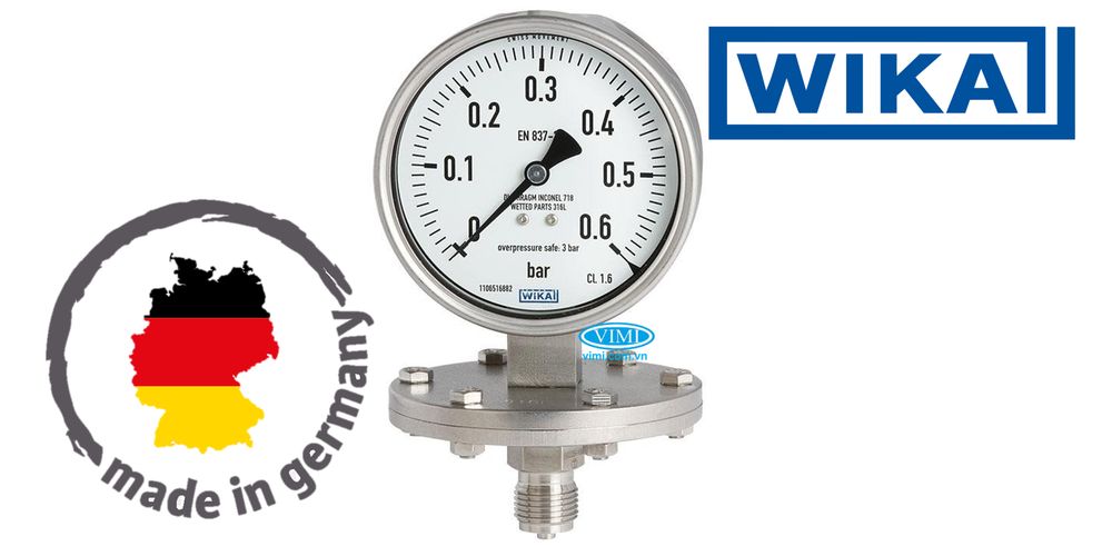 Đồng hồ áp suất Wika 432.50 - 1