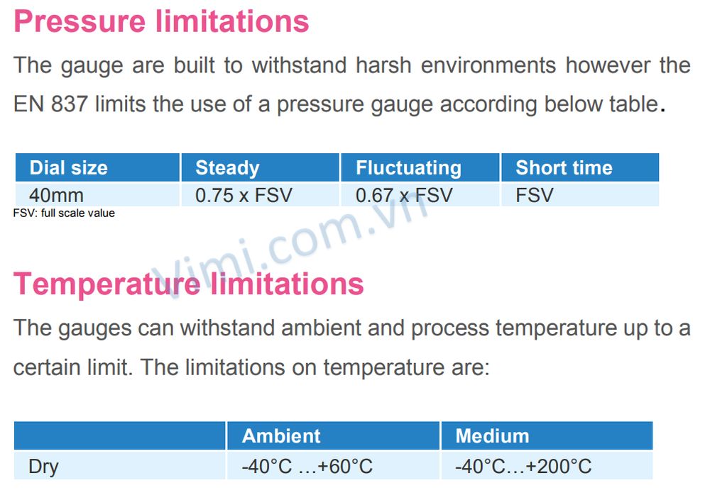 Đồng hồ áp suất Badotherm BDT1-218 Đồng hồ áp suất Badotherm BDT1-218 3