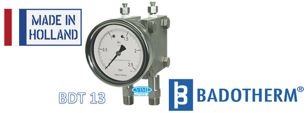 Đồng hồ áp suất Badotherm BDT13 Đồng hồ áp suất Badotherm BDT13 1