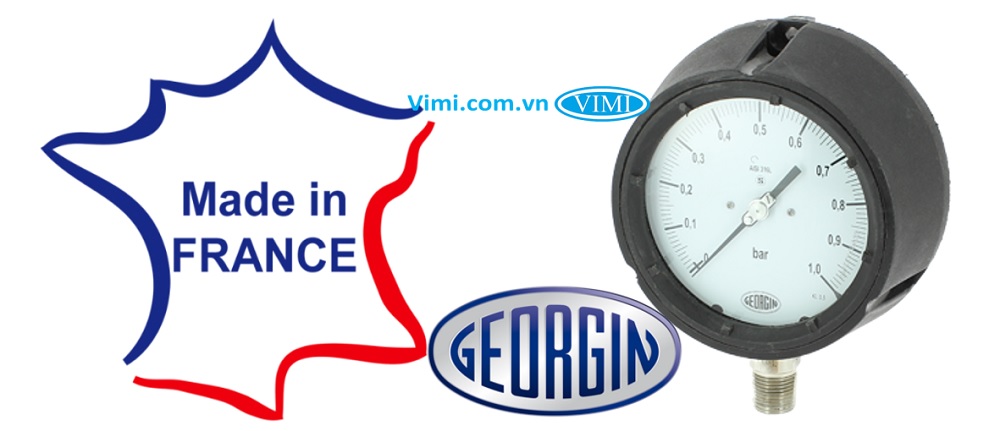 Đồng hồ áp suất Georgin M5050 - pháp