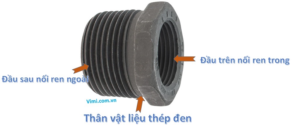  Cấu tạo lơ thu thép đen 