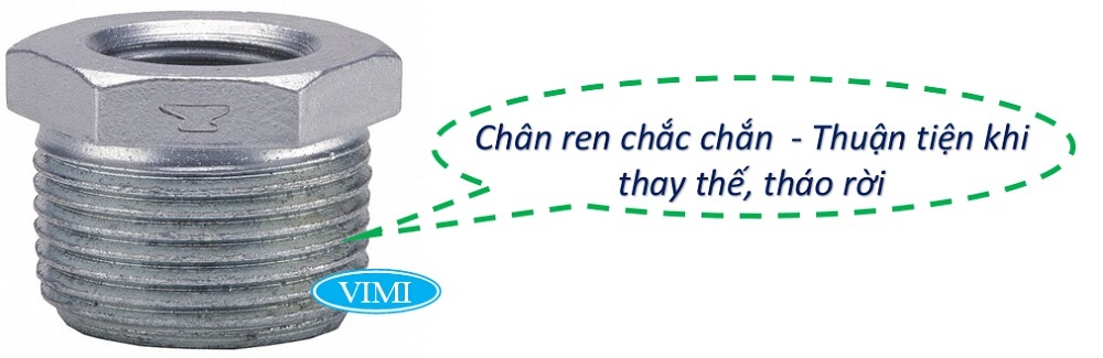 Lơ thu thép mạ kẽm Lơ thu thép mạ kẽm - Chân ren bền& cứng