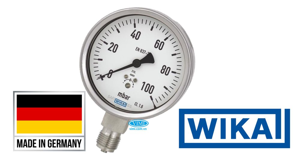 Đồng hồ áp suất Wika 632.50 - 1