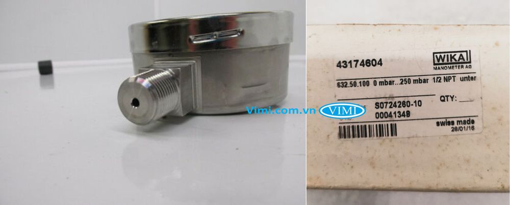 Đồng hồ áp suất Wika 632.50 - 7