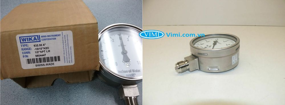 Đồng hồ áp suất Wika 632.50 - 10