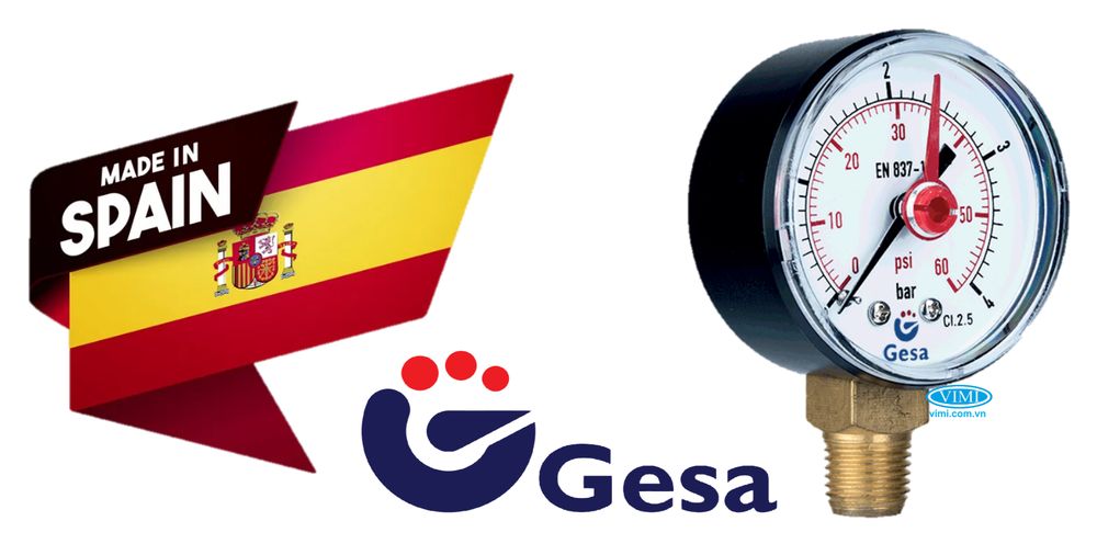 Đồng hồ áp suất Gesa M0101 Đồng hồ áp suất Gesa M0101 - 1