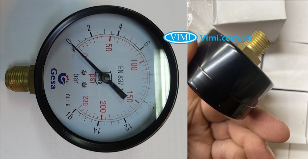 Đồng hồ áp suất Gesa M0201 - 3