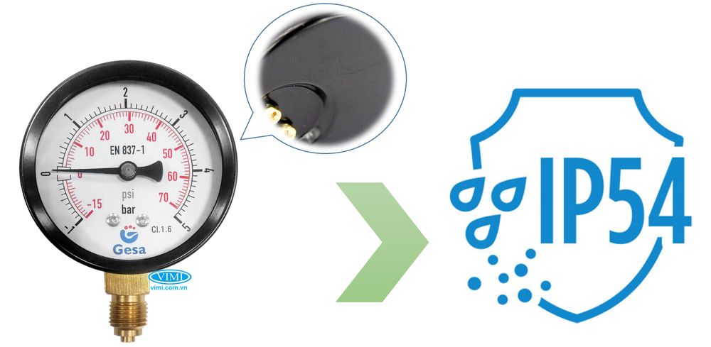 Đồng hồ áp suất Gesa M0201 - 2